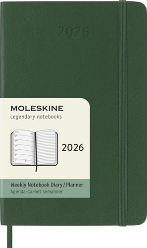 Agenda 2026 Moleskine 12M Planner Weekly 7dagen/1pagina pocket sc myrtle green-4