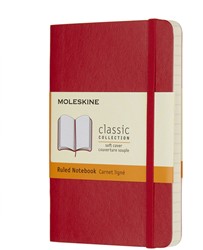 notitieboek A6 Moleskine SC rood