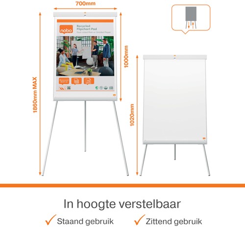 Flipover Nobo Premium Plus staal driepootstatief-3