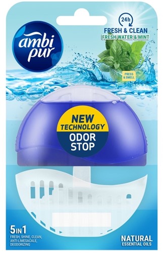 Toiletblok Starterkit Ambi Pur Fresh Water & Mint 55ml