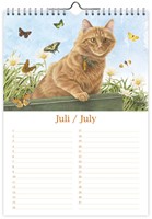 Verjaardagskalender Franciens Katten "Jeroen" A4-2