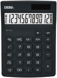 Rekenmachine Desq Compact zwart