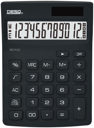 Rekenmachine Desq Compact zwart