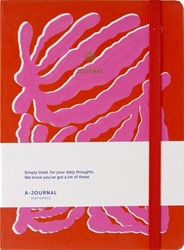 Notitieboek A5 Groovy Pink  A Journal lijn
