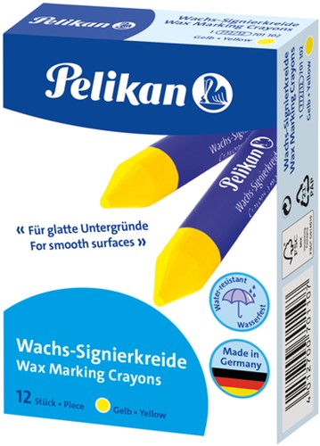 Markeerkrijt  Pelikan 772/12 geel
