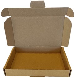 Brievenbusbox IEZZY A6 180x115x28mm karton bruin