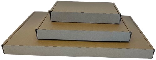 Brievenbusbox IEZZY A6 180x115x28mm karton bruin-2