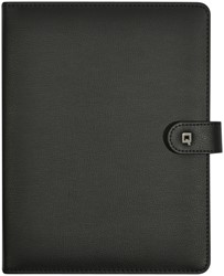 Schrijfmap DESQ voor tablet 7"-10" met sluitclip zwart