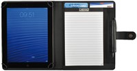 Schrijfmap DESQ voor tablet 7"-10" met sluitclip zwart-1
