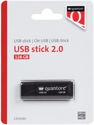 USB-stick Quantore 128GB 2.0 zwart