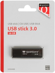USB-stick Quantore 16GB 3.0 zwart