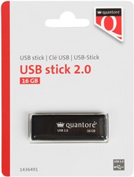 USB-stick Quantore 16GB 2.0 zwart