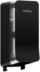 Toiletpapierdispenser Satino JT3 Hyginity systeemrol duo zwart 333423