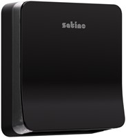 Handdoekdispenser Satino PT2 Hyginity S zwart 333413