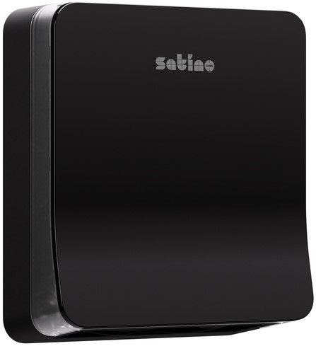 Handdoekdispenser Satino PT2 Hyginity S zwart 333413