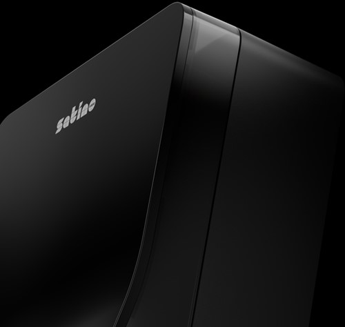 Handdoekdispenser Satino PT3 Hyginity S zwart 333403-1