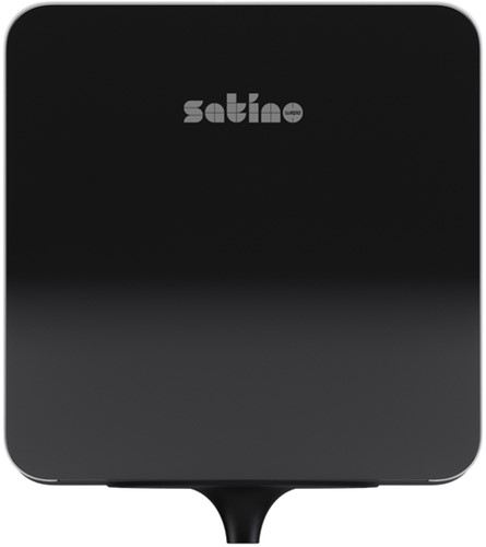 Poetspapierdispenser Satino CF1 Hyginity Plus medium zwart 333417-2