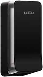 Toiletpapierdispenser Satino BT1 Hyginity gevouwen zwart 333425