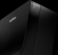 Handdoekdispenser Satino PT3 Hyginity XS zwart 333429-1