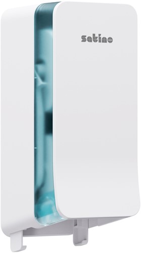 Toiletpapierdispenser Satino JT3 Hyginity systeemrol duo wit 333422