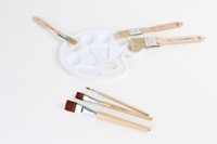 Kwast Qrea varkenshaar set à 5 breedtes-1