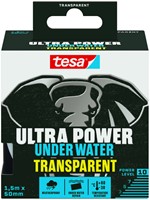 Reparatietape tesa Ultra Power Onderwater transparant 50mmx1,5m