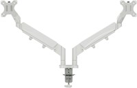 Monitorarm Leitz Ergo ruimtebesparend dubbel grijs