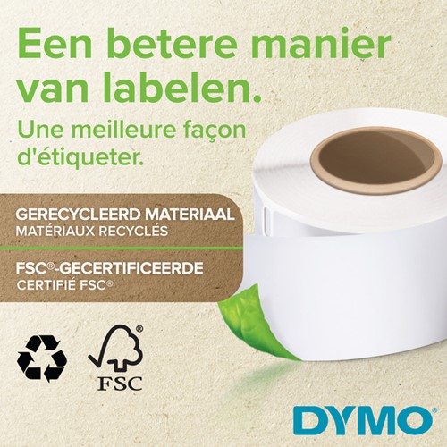 Etiket Dymo LabelWriter multifunctioneel 19x51mm 24 rollen á 500 stuks wit-2