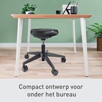 Zitkruk Leitz Ergo met wieltjes en comfortzitting-3