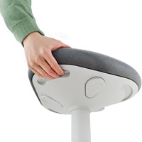 Actieve zit-sta kruk Leitz Ergo met gasveer 57-82 cm-1