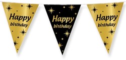 Classy Party flags foil Happy Birthday