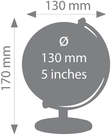 Globe Troika 13cm zwart-zilver-2