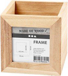 Pennenbakje Creativ Company 10x10x10cm hout