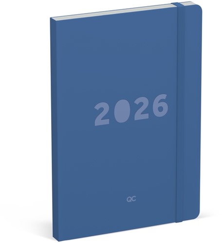 Agenda 2026 Lannoo bureau A5 QC Colour 7dagen/2pagina's blauw