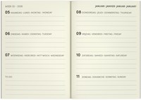 Agenda 2026 Lannoo pocket Flowers Bouquet 7dagen/2pagina's roze-2