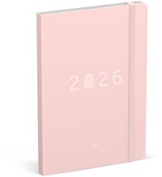 Agenda 2026 Lannoo bureau A5 QC Colour 7dagen/2pagina's roze