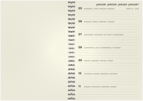 Familiekalender 2026 Lannoo A5 Bubblicious 7d/2p lila-2