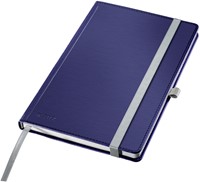 Notitieboek Leitz Style A5 lijn 160 pagina's 100gr blauw