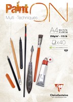 Tekenblok Clairefontaine Paint On A4 40 vel 250gr