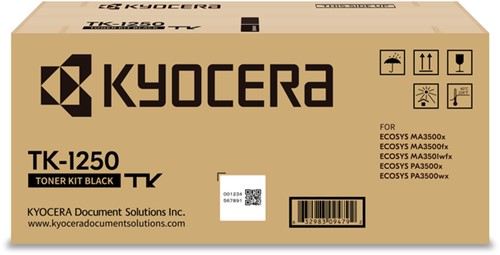Toner Kyocera TK-1250 Zwart