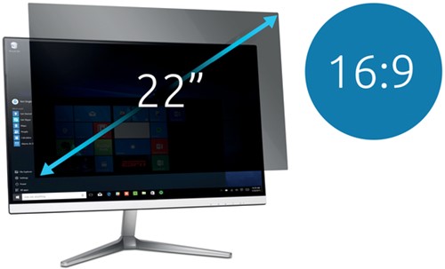 Monitor Privacyfilter 2-Weg 22 inch breed 16:9-2