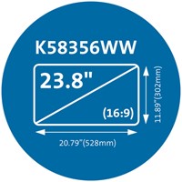 Privacyfilter Kensington MagPro 23.8 inch 16:9-2