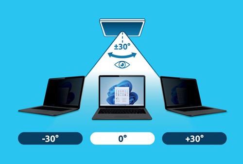 Laptop Privacyfilter 2-Weg 14 inch breed 16:9-3