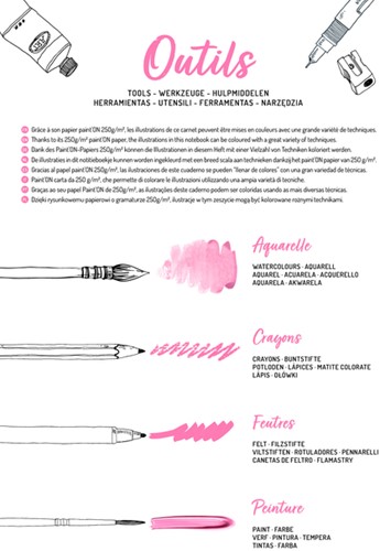 Kleurboek Clairefontaine Odelia A4 Vrouwen-7