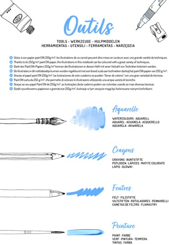 Kleurboek Clairefontaine Odelia A4 Steden-3