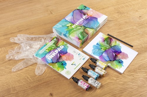 Alcoholinkt Clairefontaine & Cernit starterset 8-delig-3