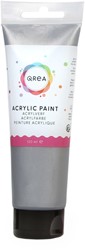 Acrylverf Qrea 120 ml zilver
