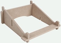 Laptopstandaard Quantore gerecycled vilt zand-2