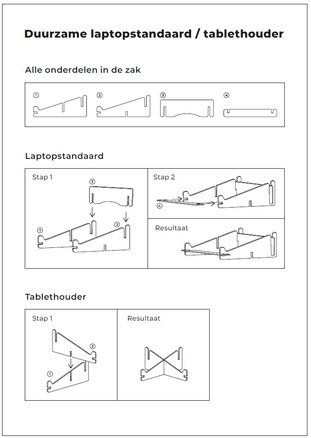Laptopstandaard Quantore gerecycled vilt zand-1