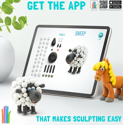 Klei Hey Clay dieren set à 15 delen-3